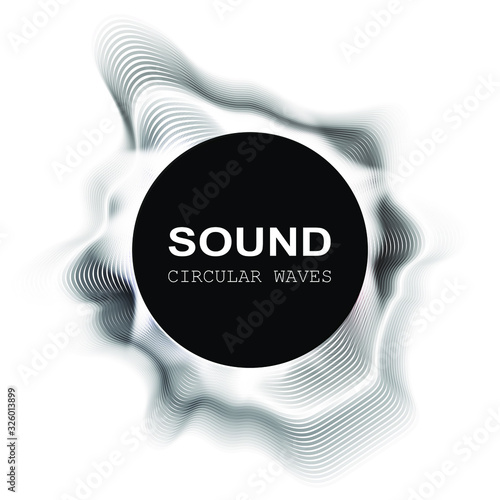 vector sound wave. radial equalizer. dynamic volume.