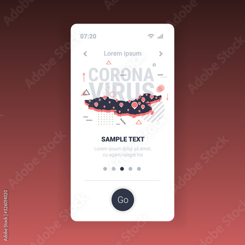 epidemic MERS-CoV flu spreading floating influenza china map with location pins of cities with coronavirus infection wuhan 2019-nCoV pandemic medical health risk mobile app copy space vector