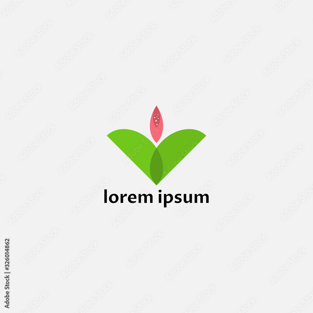 ILLUSTRATION ABSTRACT LEAF LOTUS GREEN COLOR LOGO ICON TEMPLATE SIMPLE DESIGN VECTOR ILLUSTRATION ABSTRACT LEAF LOTUS GREEN COLOR LOGO ICON TEMPLATE SIMPLE DESIGN VECTOR