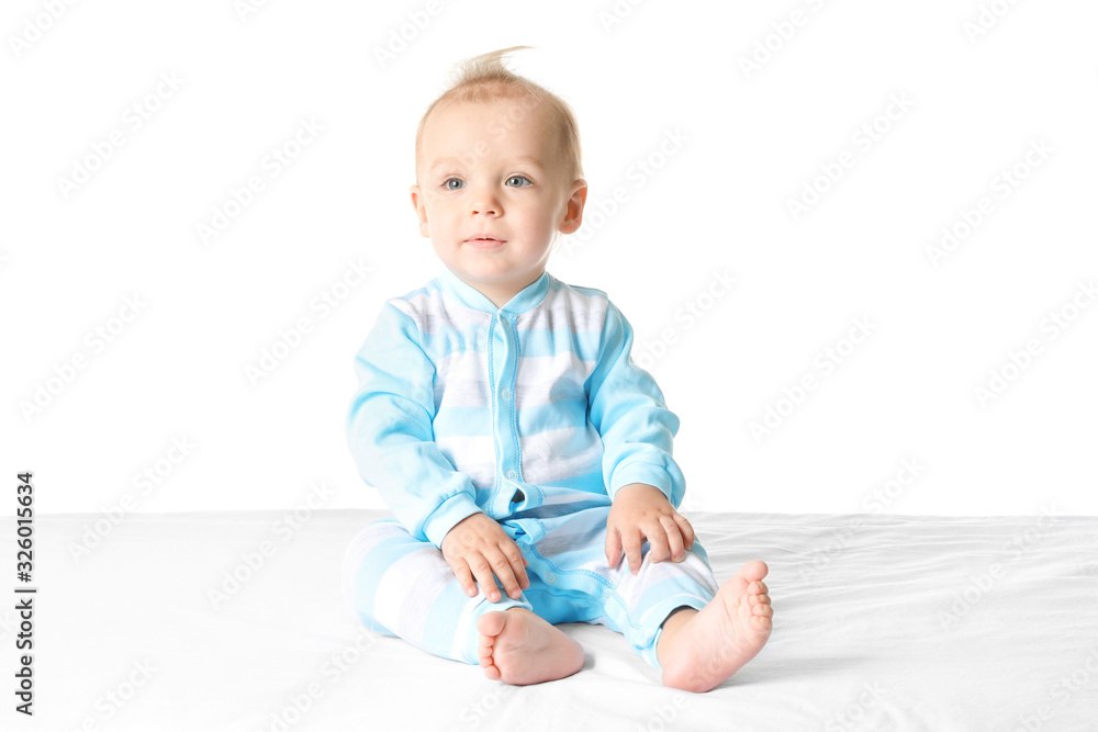 Cute funny baby isolated on white Cute funny baby isolated on white