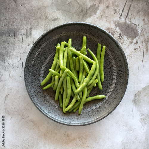 Fresh Green Beans in a Bowl
