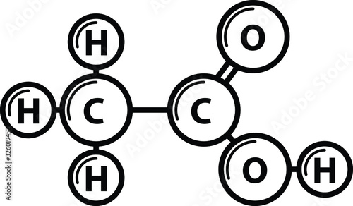 acetic acid icon 