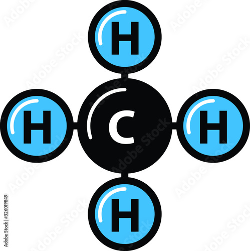 Methane (CH4) icon