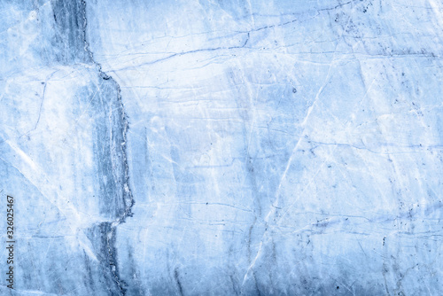 Blue marble patterned texture background for interior design