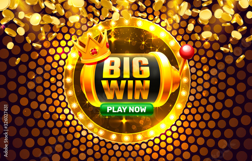 Big Win casino coin, cash machine play now.