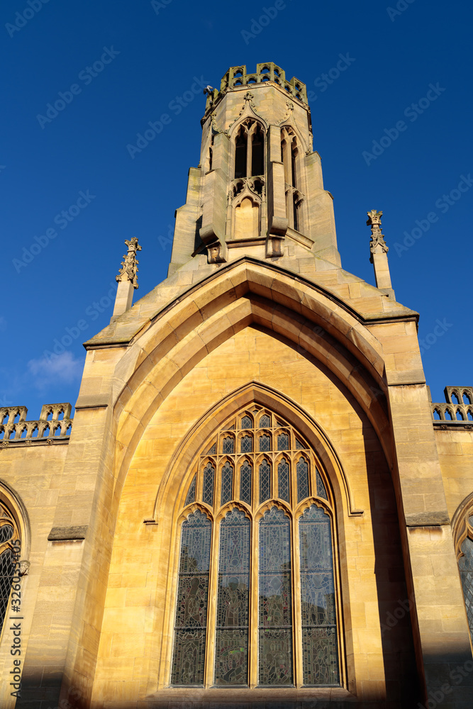 YORK, NORTH YORKSHIRE/UK - FEBRUARY 20 : View of St Helen Stonegate church in York, North Yorkshire on February 20, 2020