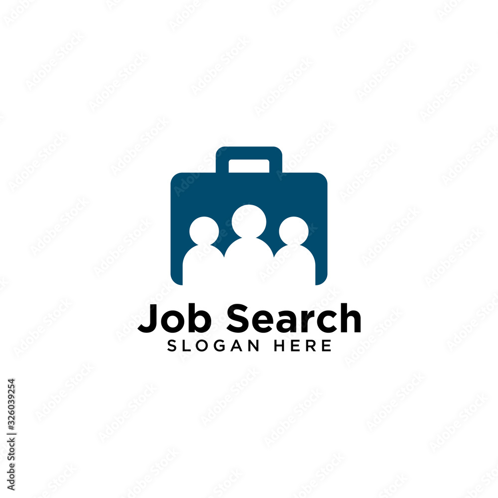 Job Search Logo Template vector illustration design Job Search Logo Template vector illustration design