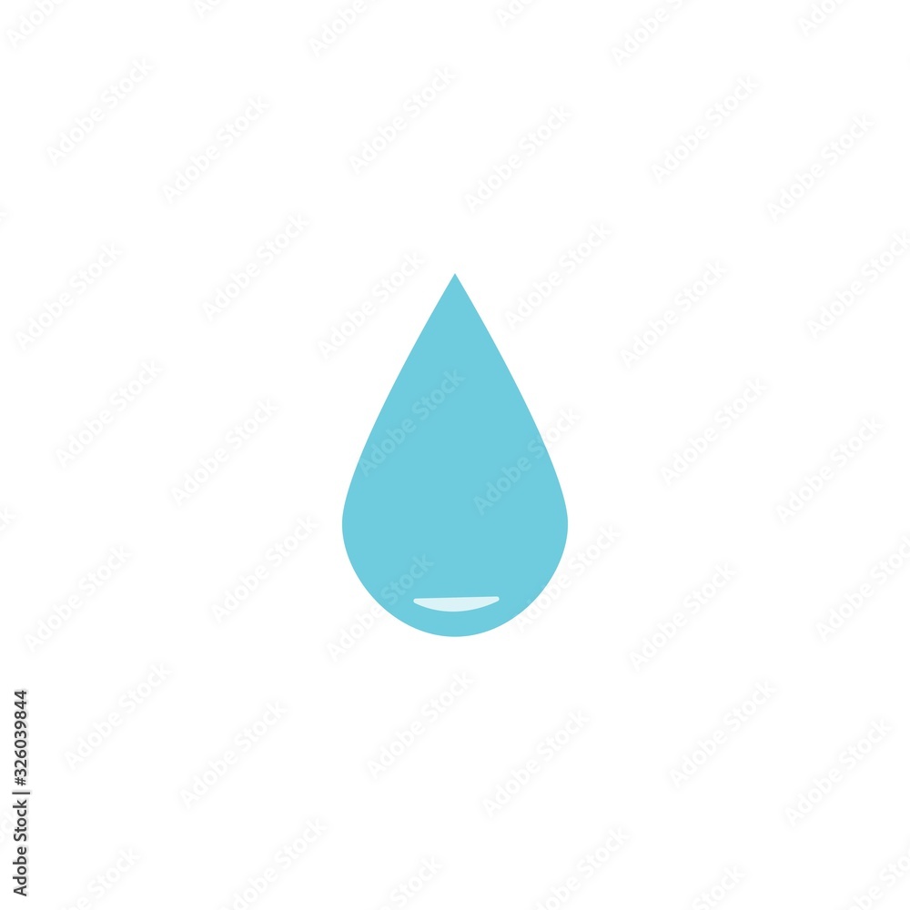 drop of water isolated on white background drop of water isolated on white background