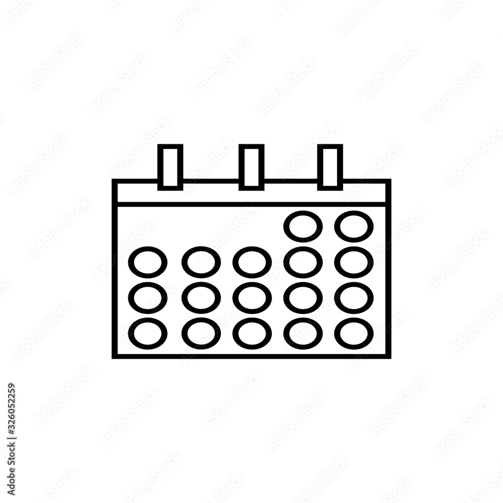 calendar icon design vector template calendar icon design vector template