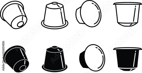 coffee capsule icon