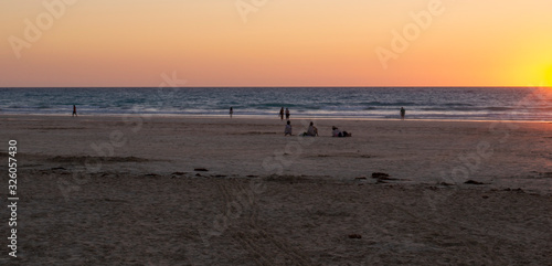 Fototapeta Naklejka Na Ścianę i Meble -  sunset on the beach at Broome Western Australia