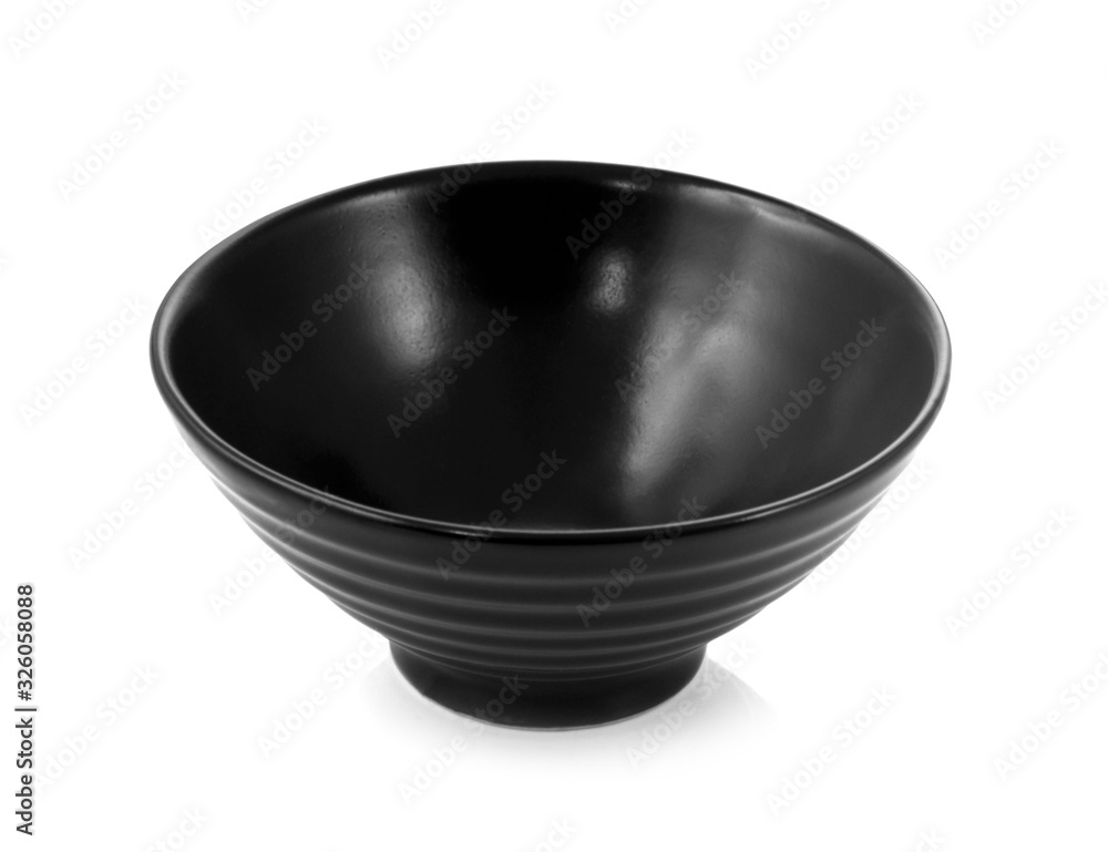 empty bowl isolated on white background empty bowl isolated on white background