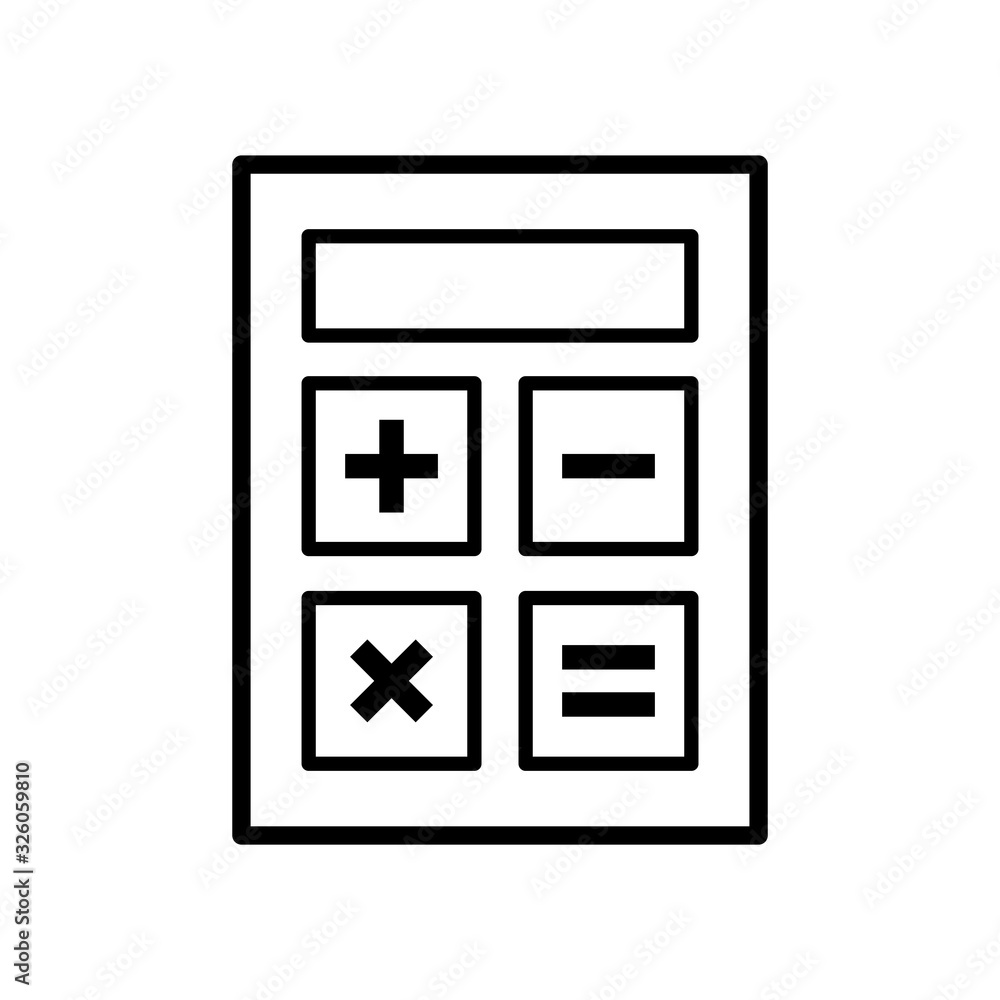 calculator icon design vector template calculator icon design vector template