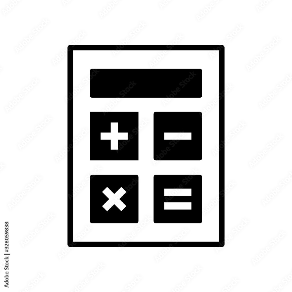calculator icon design vector template calculator icon design vector template
