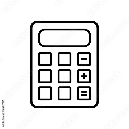 calculator icon design vector template