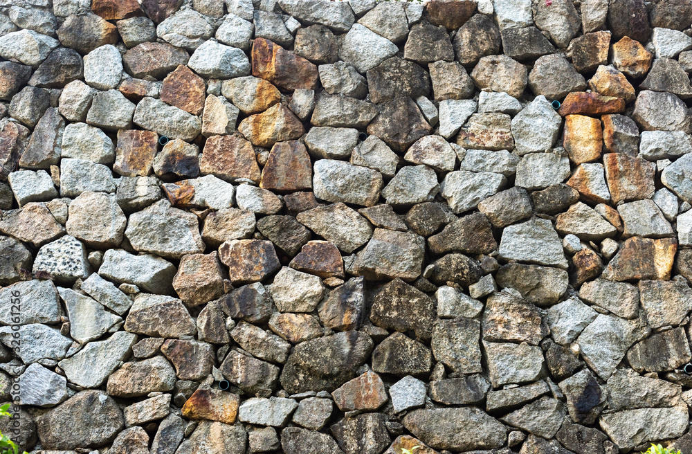 Natural stone masonry wall texture or background Natural stone masonry wall texture or background