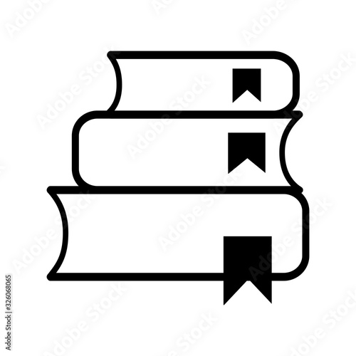 bookmark icon design vector template