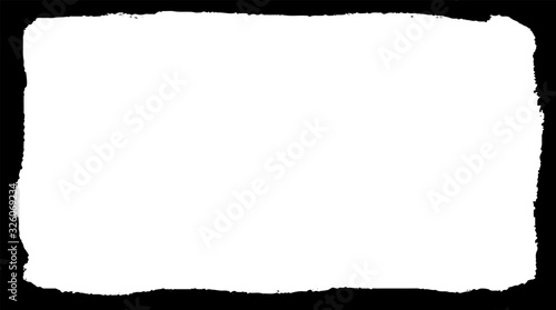 Scratched Frame. Grunge Urban Background Texture Vector. Dust Overlay. Distressed Grainy Grungy Framing Effect. Distressed Backdrop Vector Illustration. EPS 10.