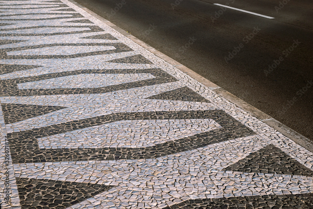 Fototapeta premium Portugal tile pavement