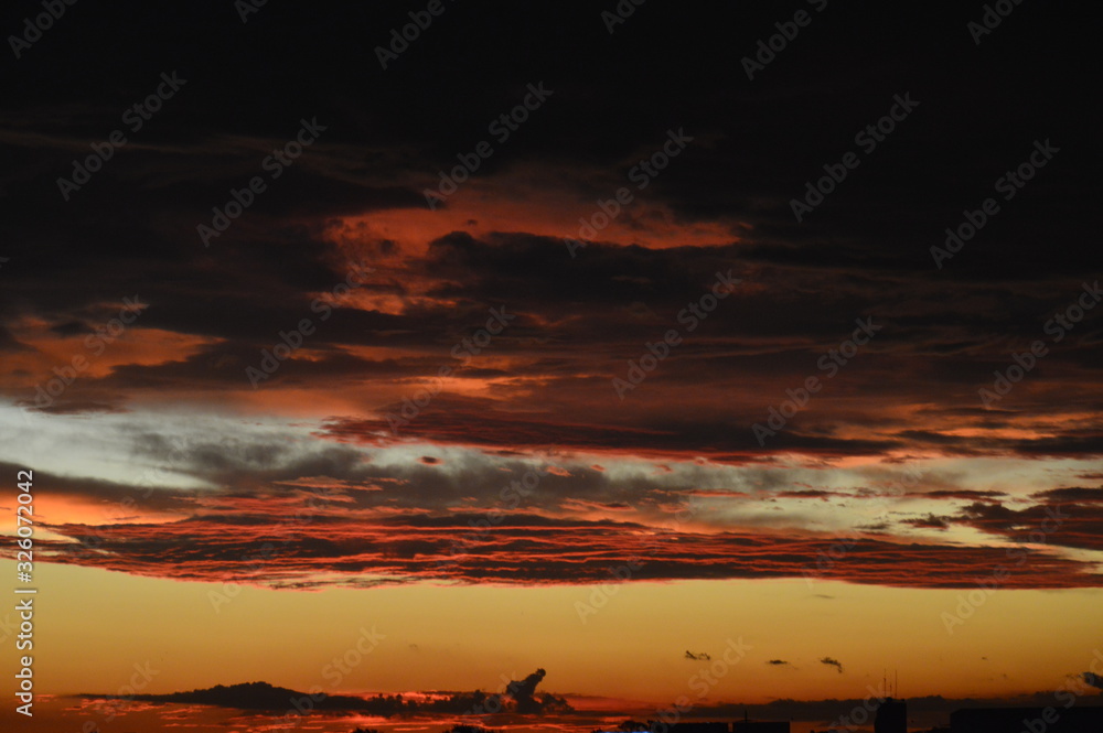 Obraz premium Argentina sky before storm