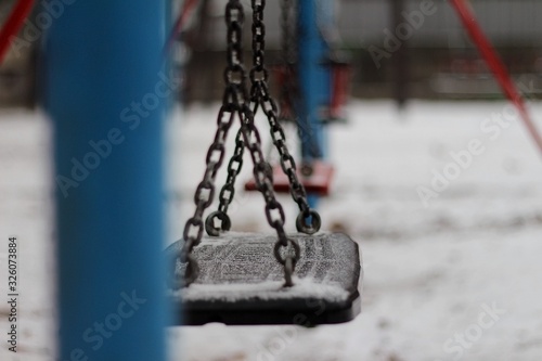 Playground Swings Winter 01