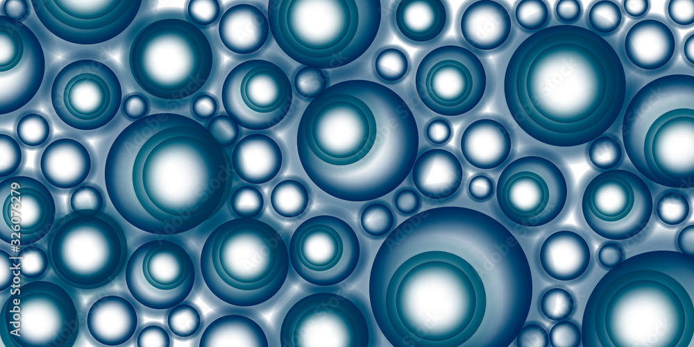 abstract blue rings on a white background abstract blue rings on a white background