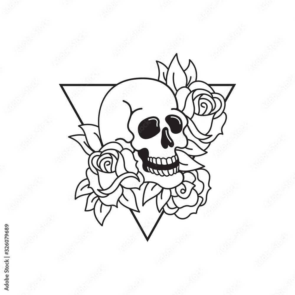 Skull Tattoo Png Transparent Images All - Tattoo Gift Certificate Template  - Free Transparent PNG Clipart Images Download