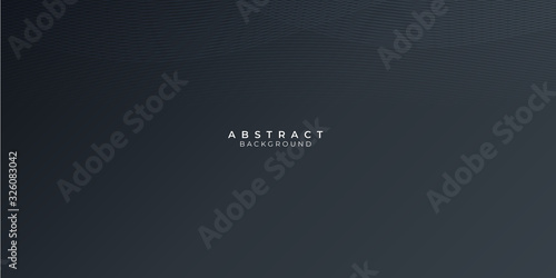 Modern Black Line Abstract Presentation Background with curved line
