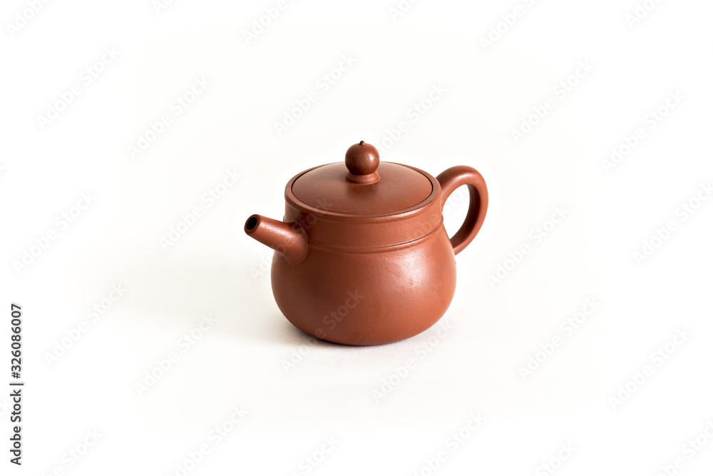 Ceramic Teapot Isolated On White background Ceramic Teapot Isolated On White background