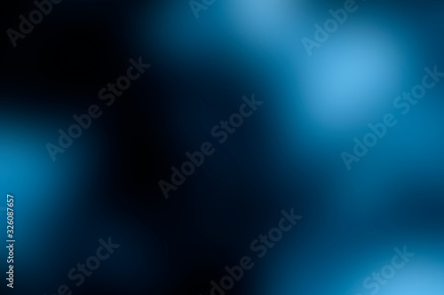blur blue background color of the year, copy space banner.