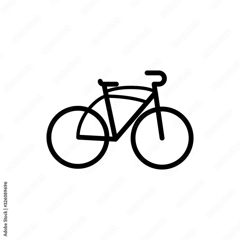 bicycle icon design vector template