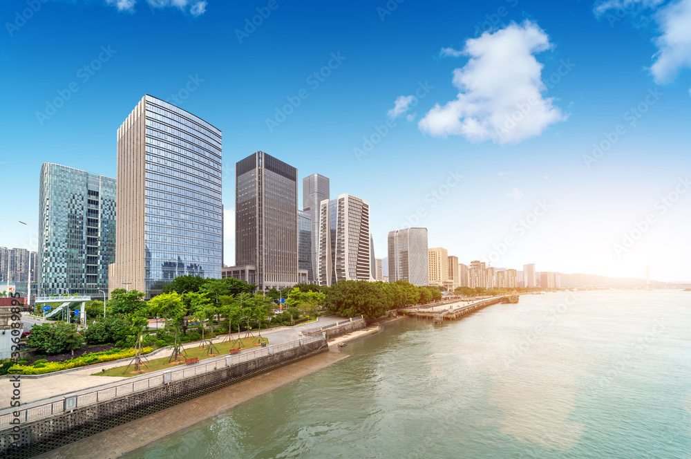 Fototapeta premium Fuzhou Cityscape, China
