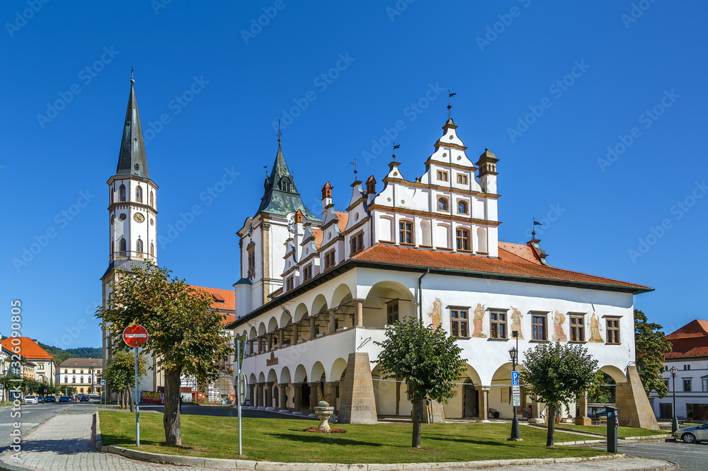 Basilica of St. James and Old Town Hall, Levoca, Slovakia Basilica of St. James and Old Town Hall, Levoca, Slovakia
