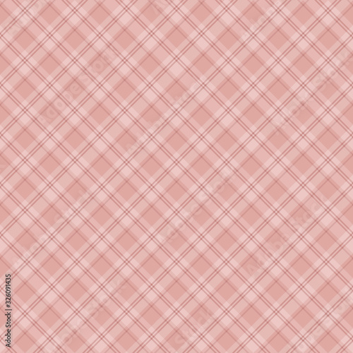 Seamless pattern in fine discreet pink colors for plaid, fabric, textile, clothes, tablecloth and other things. Vector image. 2