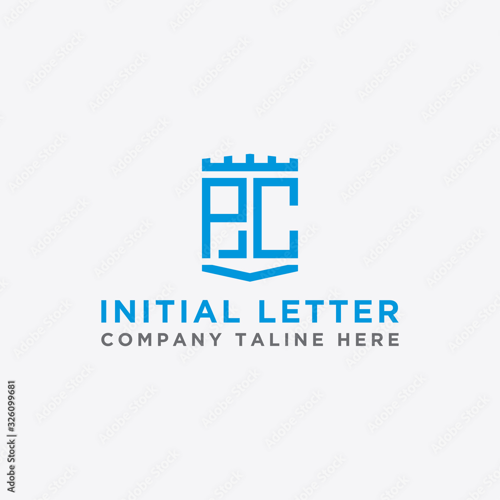 Inspiring company logo design from the initial letters of the PC logo icon. -Vectors Inspiring company logo design from the initial letters of the PC logo icon. -Vectors