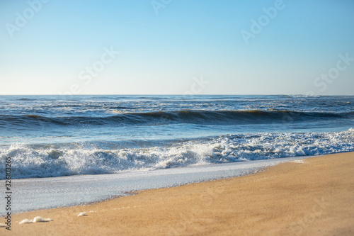 Beach. Atlantic ocean. Portugal. Waves. Coast