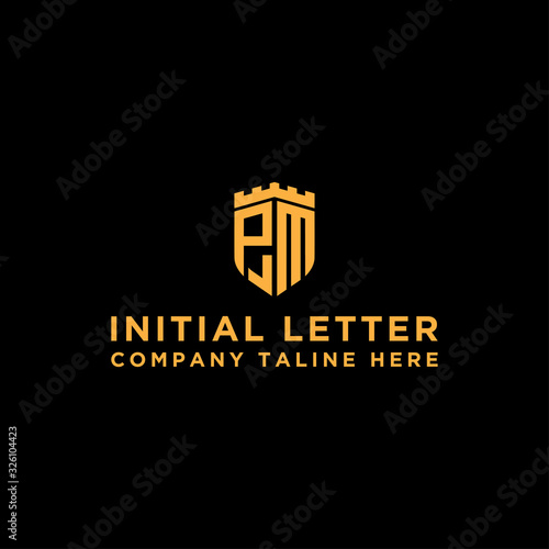 Inspiring company logo design from the initial letters of the PM logo icon. -Vectors