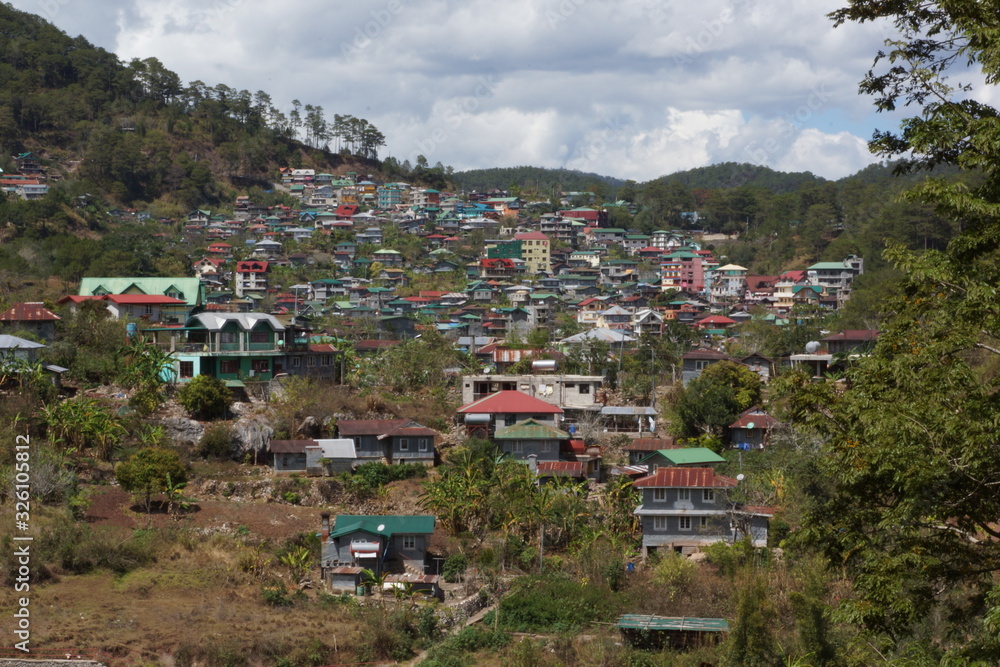 sagada town proper from south 1