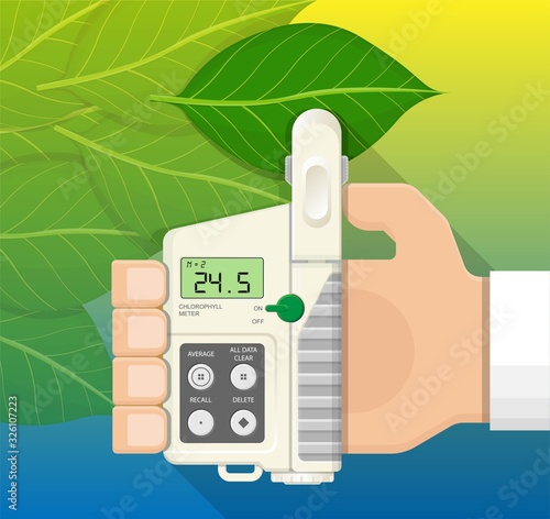 chlorophyll meter measurement industry sensor IOT farming farm soid biology horticulture chemistry ecology sprout growing leaf scientific agriculture agronomy