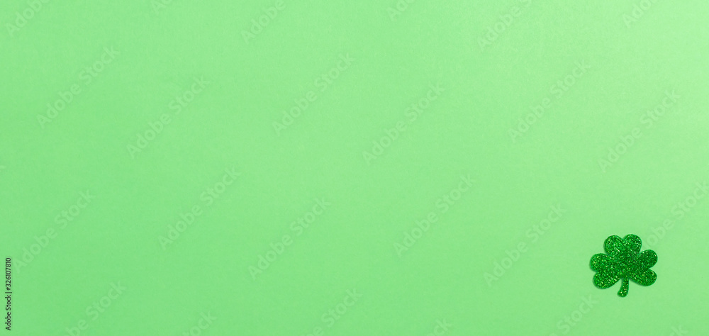 Saint Patricks Day ornaments with copy space Saint Patricks Day ornaments with copy space