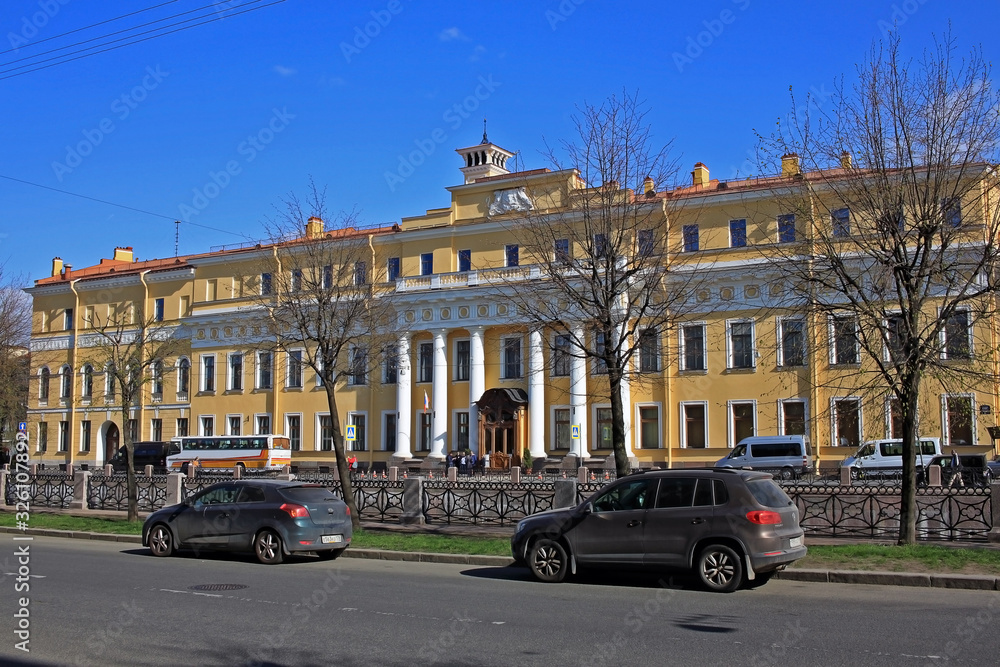Fototapeta premium Yusupov Palace in St. Petersburg. Russia