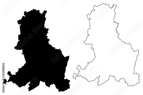 Vecpiebalga Municipality (Republic of Latvia, Administrative divisions of Latvia, Municipalities and their territorial units) map vector illustration, scribble sketch Vecpiebalga map