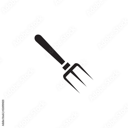 Fork garden icon vector design template © rhearheo
