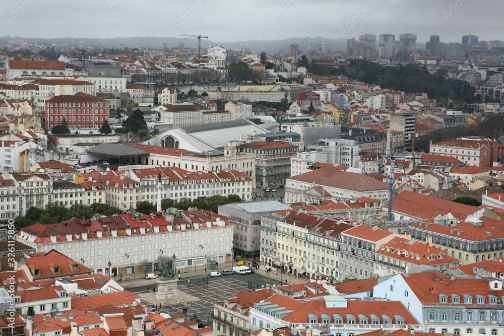Landscape view of Lisbon, Portugal