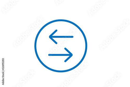 Exchanging vector icon