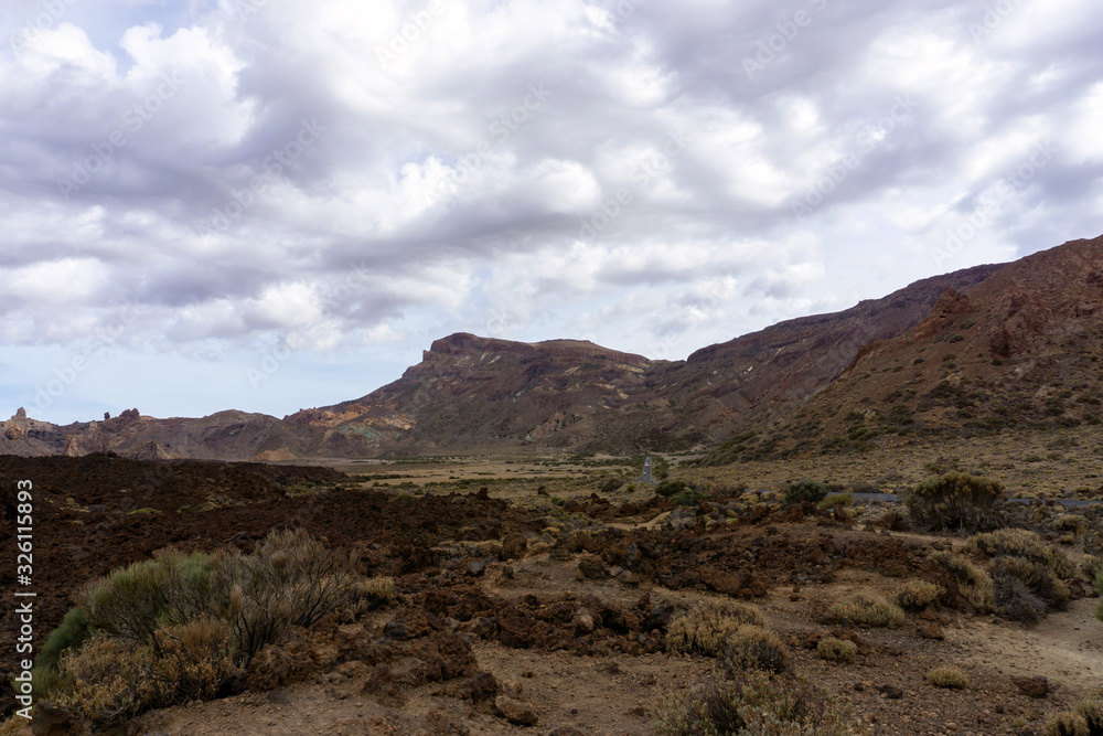 view of volcano el teide