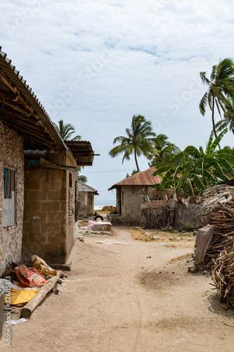 Village in Pwani Mchangani, Zanzibar, Tanzania photo