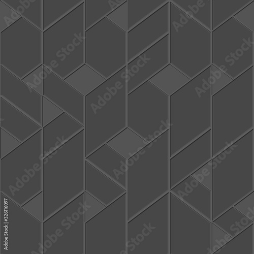 Grey tile seamless pattern