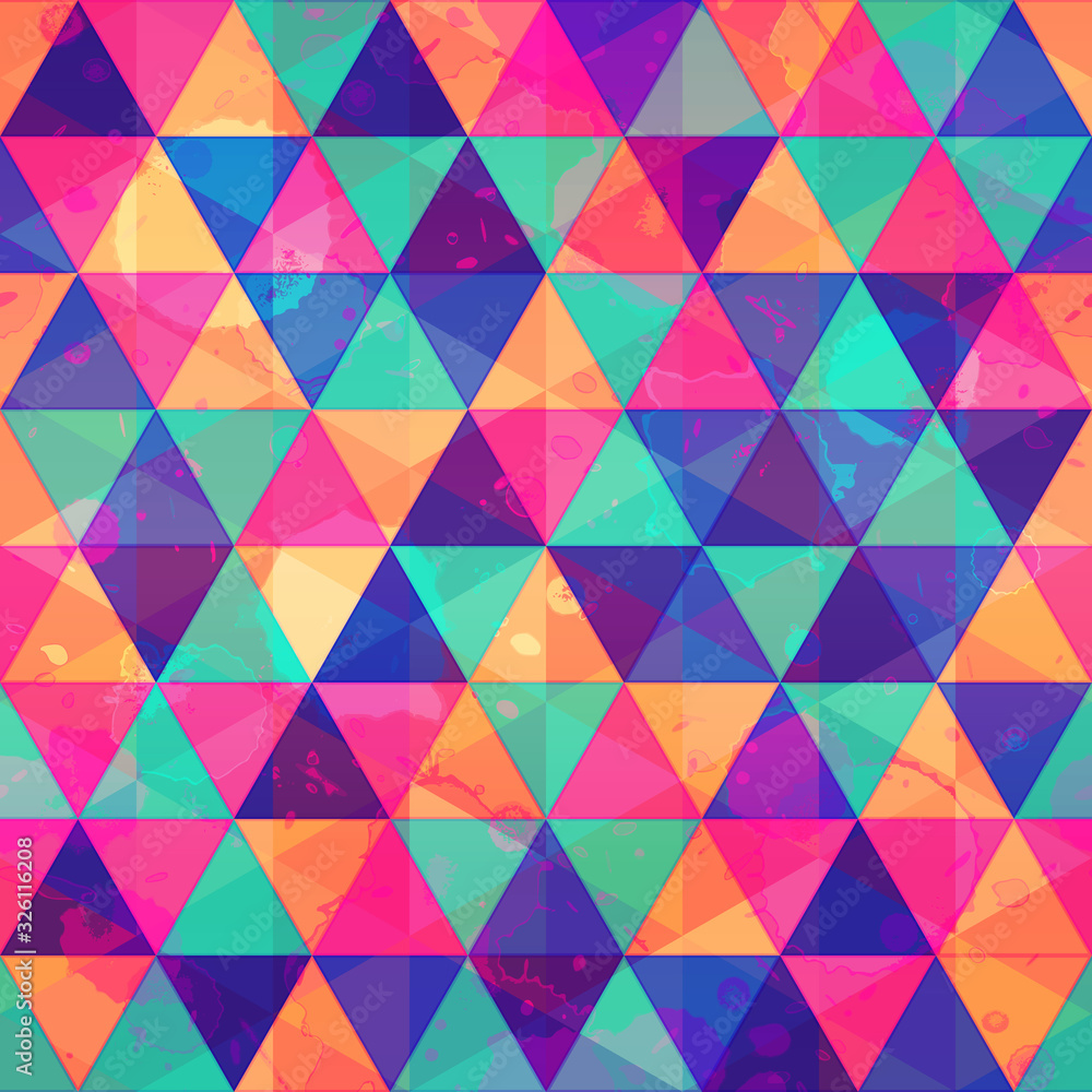 Grunge triangle seamless pattern Grunge triangle seamless pattern