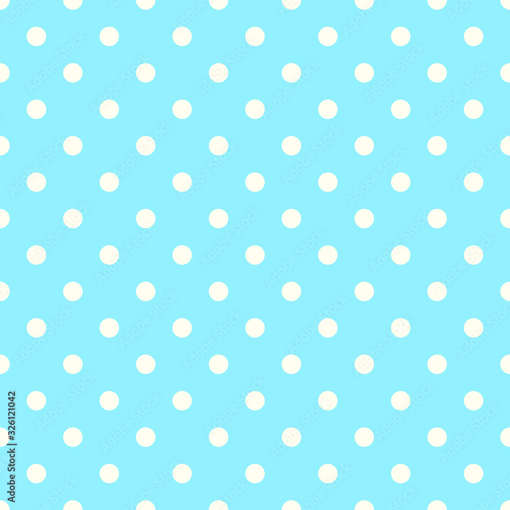 Seamless retro polka dot pattern